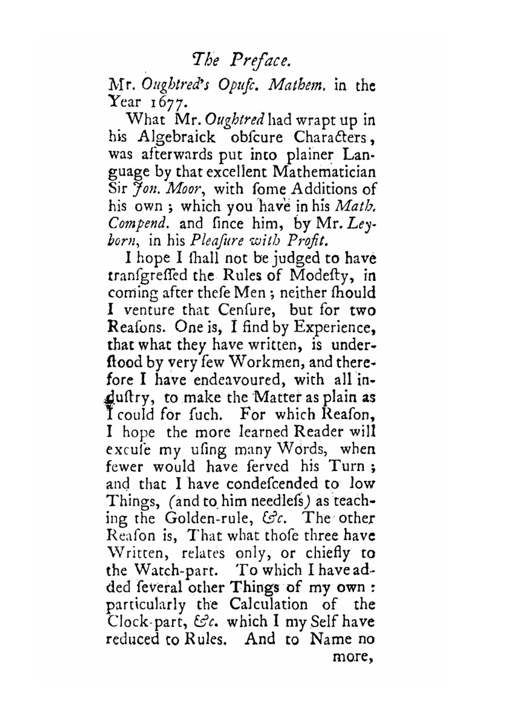 The artificial clock-maker. A treatise of watch and clock-work | W. Derham