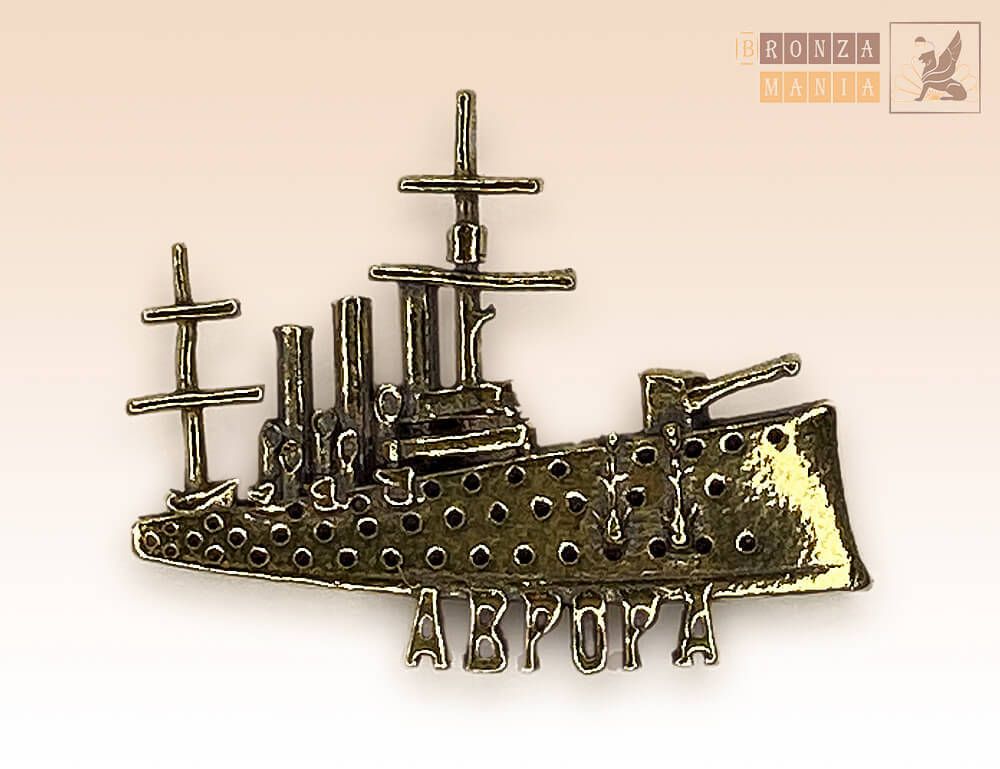 значок Крейсер Аврора