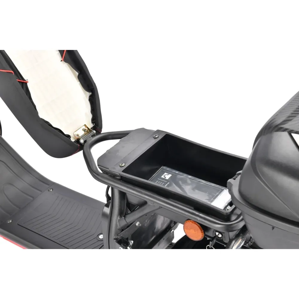 Электроскутер CityCoco White Siberia PRO+ 2500w Черный