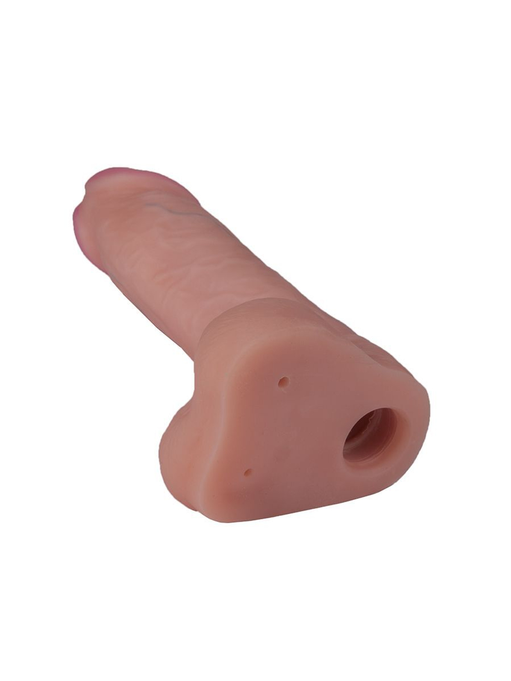 Страпон-унисекс с двумя насадками UNI strap 7" Harness - 19 и 12 см.