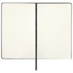 Скетчбук, слоновая кость 140 г/м2 130х210 мм, 80 л., КОЖЗАМ, резинка, BRAUBERG ART CLASSIC, черный, 113194