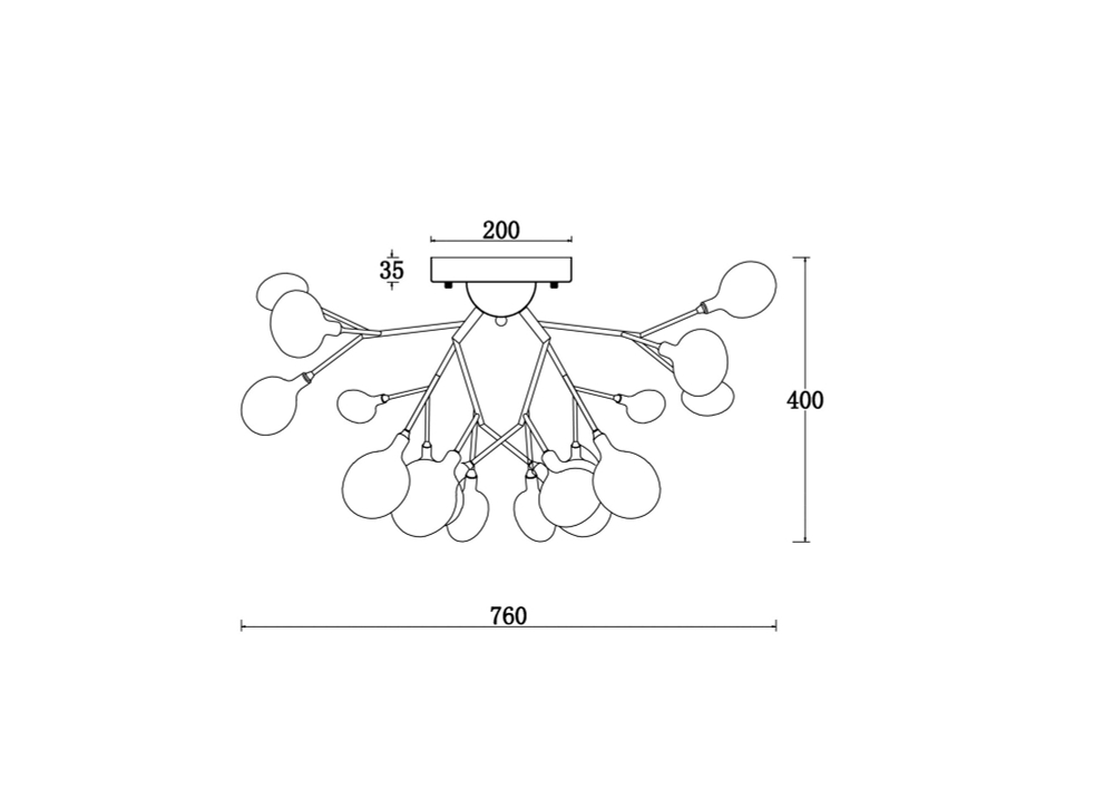 Потолочный светильник Freya FR5049CL-27G