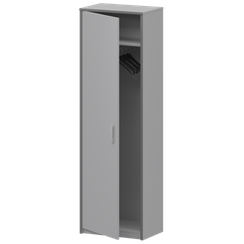 Шкаф для одежды А-308 Серый 560x370x2000 Арго