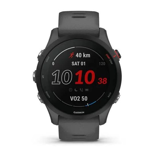 Умные часы Garmin Forerunner 255 с темно-серым ремешком