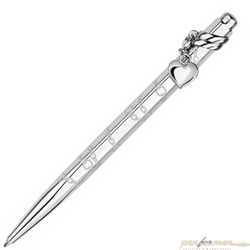 Шариковая ручка Carandache Ecridor Mademoiselle PP латунь палладиевое покрытие (890.101)