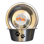 Миска "efox" для питомцев из нержавеющей стали, форма чаша