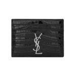 Картхолдеры и кошельки SAINT LAURENT YSL CASSANDRE Logo # #, 423303-DND0N-1000
