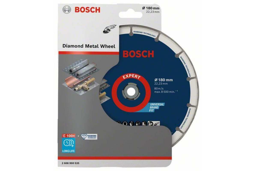 Диск алмазный по металлу (180x22.2 мм) Bosch 2608900535