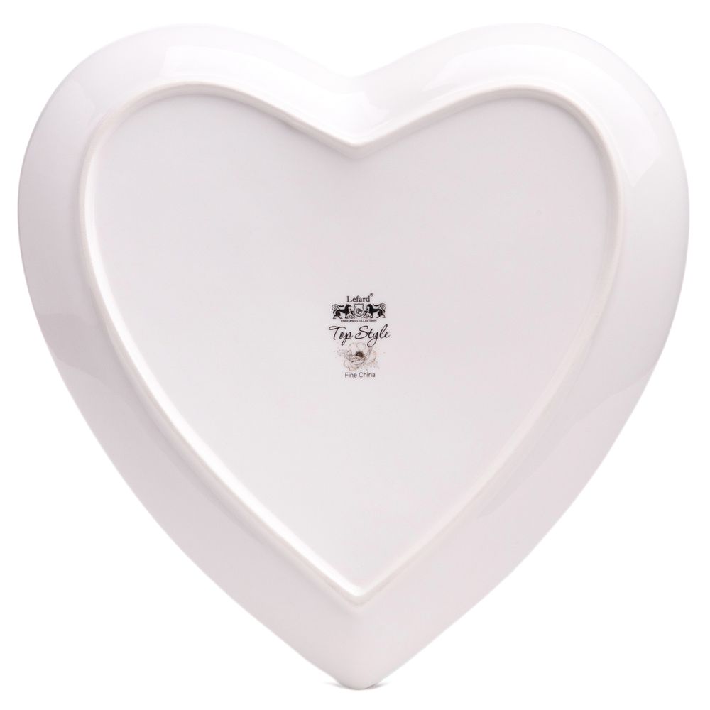 ТАРЕЛКА LEFARD "TOP STYLE" СЕРДЦЕ 21,5*2 СМ (КОР=48ШТ.)