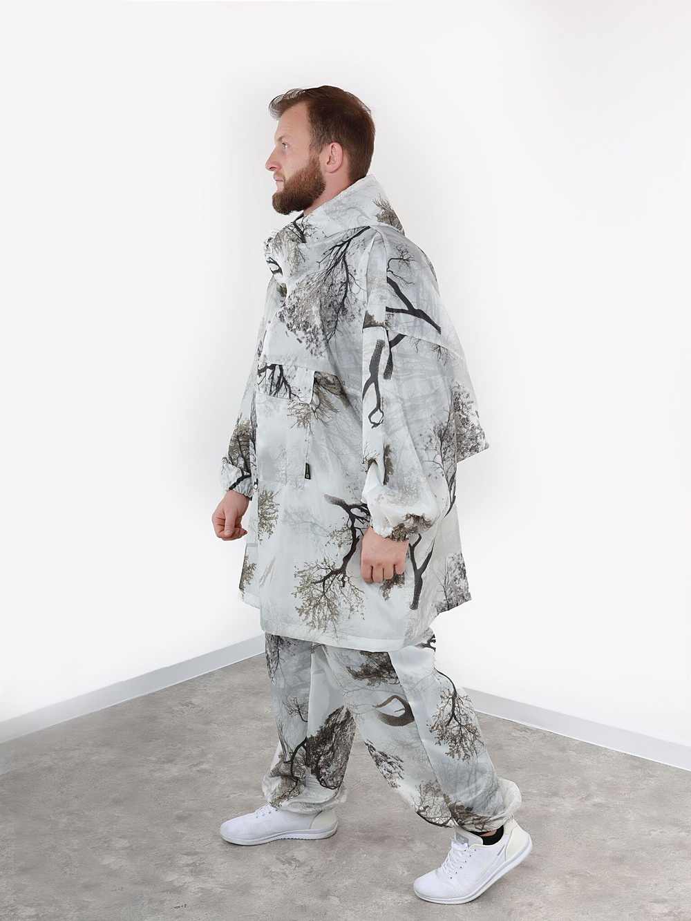 Маскировочный костюм Prival Зима-2 (с карманом), 46-54, деревья