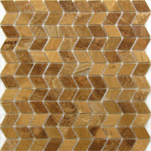 Ural мозаика Bonaparte из натурального камня коричневый светлый плетение