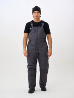 Костюм поплавок "SKIF (Таслан) (-40)", полукомбинезон, Серо-Красный