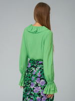 Блуза с рюшами