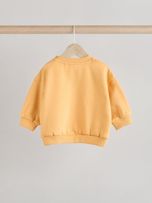 Свитшот и спортивные брюки в комплекте для малышей Next B80-441, Оранжевый