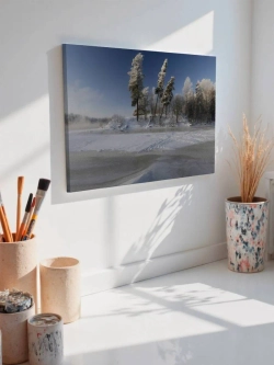 Картина на стену 40 X 50 Зимний пейзаж