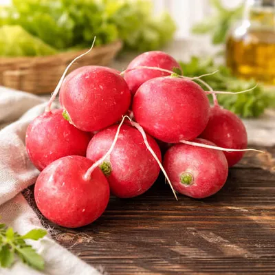 Фотография Редис без ботвы (Краснодар) / 500 гр купить в магазине Афлора