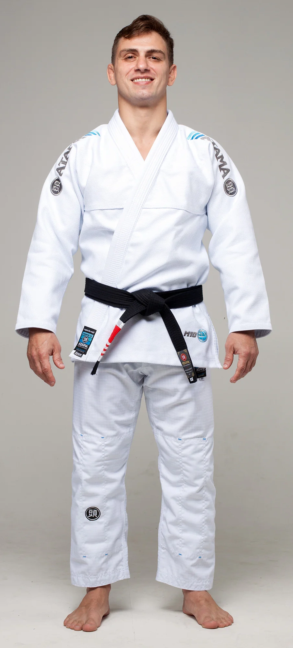 Кимоно ATAMA - Black Mundial 10 White