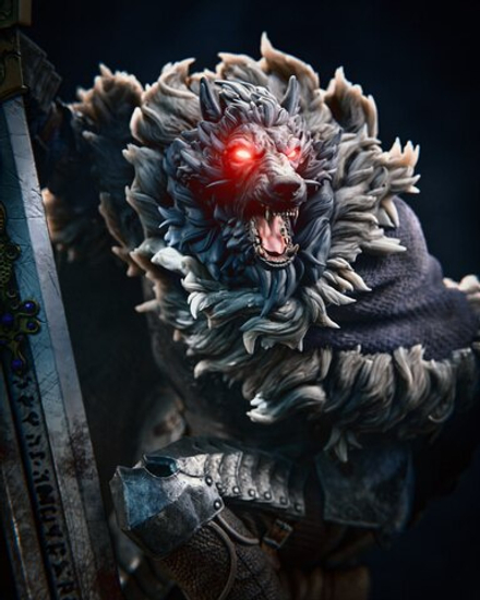 Фигурка Блайд Полуволк Элден ринг Blaidd the Half-Wolf Elden Ring
