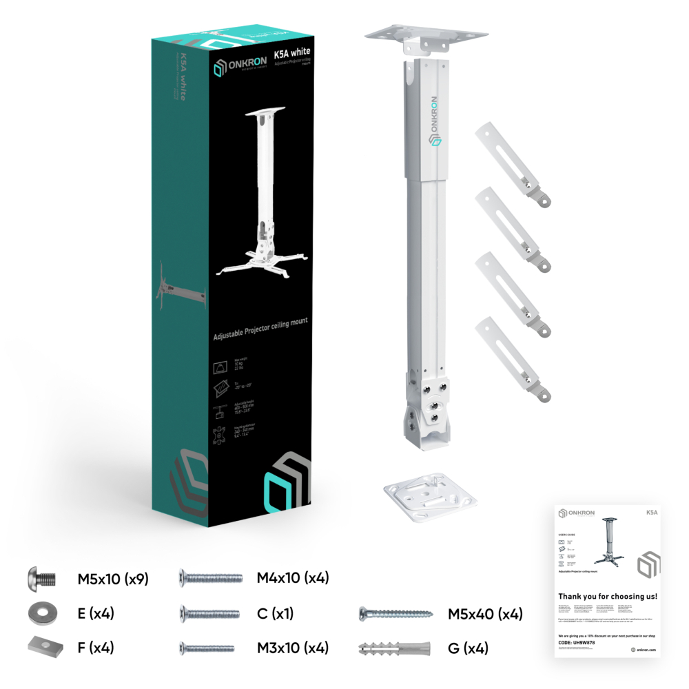 Кронштейн для проектора Onkron K5A