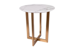 Стол журнальный Garda Decor Garda Decor Жемчужно-Белый (Pearl White) d55*57,2 см