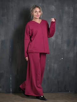 Лонгслив /двустороний/ фиалка