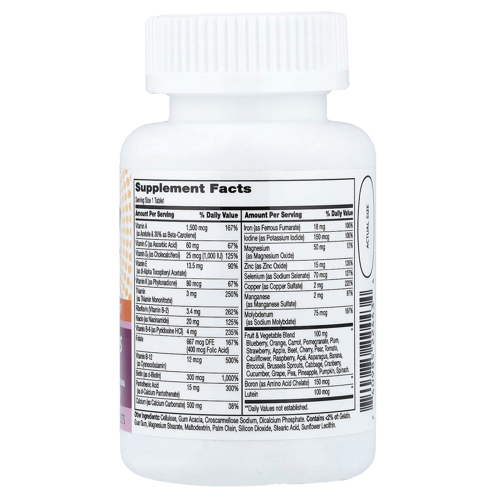 21st Century, Wellify!™ Women's Energy, мультивитамины и минералы, 65 таблеток