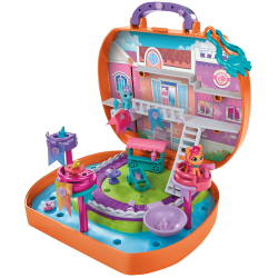 My Little Pony - Портативный набор Mini World Magic Creation Maretime Bay + фигурка Солнечного Старскаута / артикул   F3876 F5248  / GTIN 5010994109776