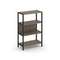 Shelf System Односекционный стеллаж трехярусный SN.STM-311 Вяз Благородный/Металл Черный 810*400*124