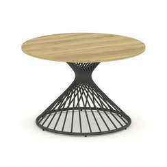 Oak Стол переговорный круглый D=1200 PR.C.SPRG-003.D Дуб Винченцо/Металл Антрацит 1200*1200*750