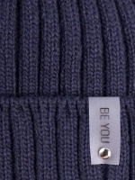 Шапка осенняя детская на завязках и снуд