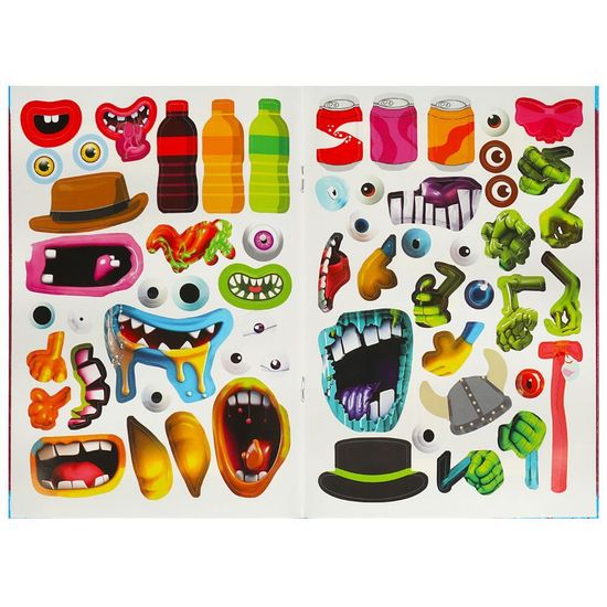 Придумай монстрика. Трэшастики.  160х235 мм. Скрепка. 8 стр. Умка