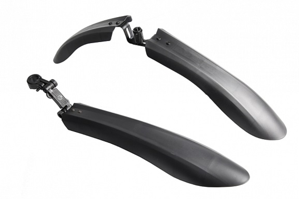 Крылья 26" быстросъёмные XGNB-097 пластиковые чёрные полуфэтбайк