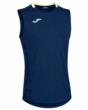 Мужская теннисная футболка Joma Challenge Sleeveless - navy blue