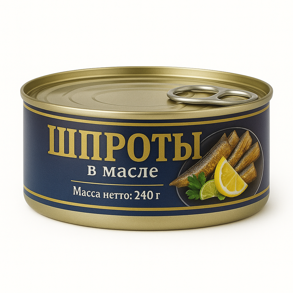 Шпроты в масле AINA MARI 240 гр