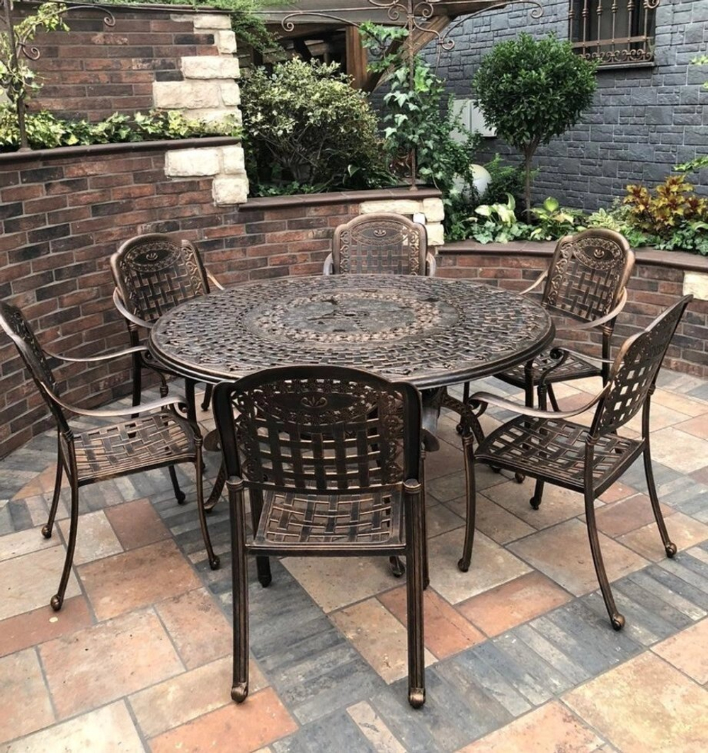 Мебель из литого алюминия Geraldine 6, светло-бежевый