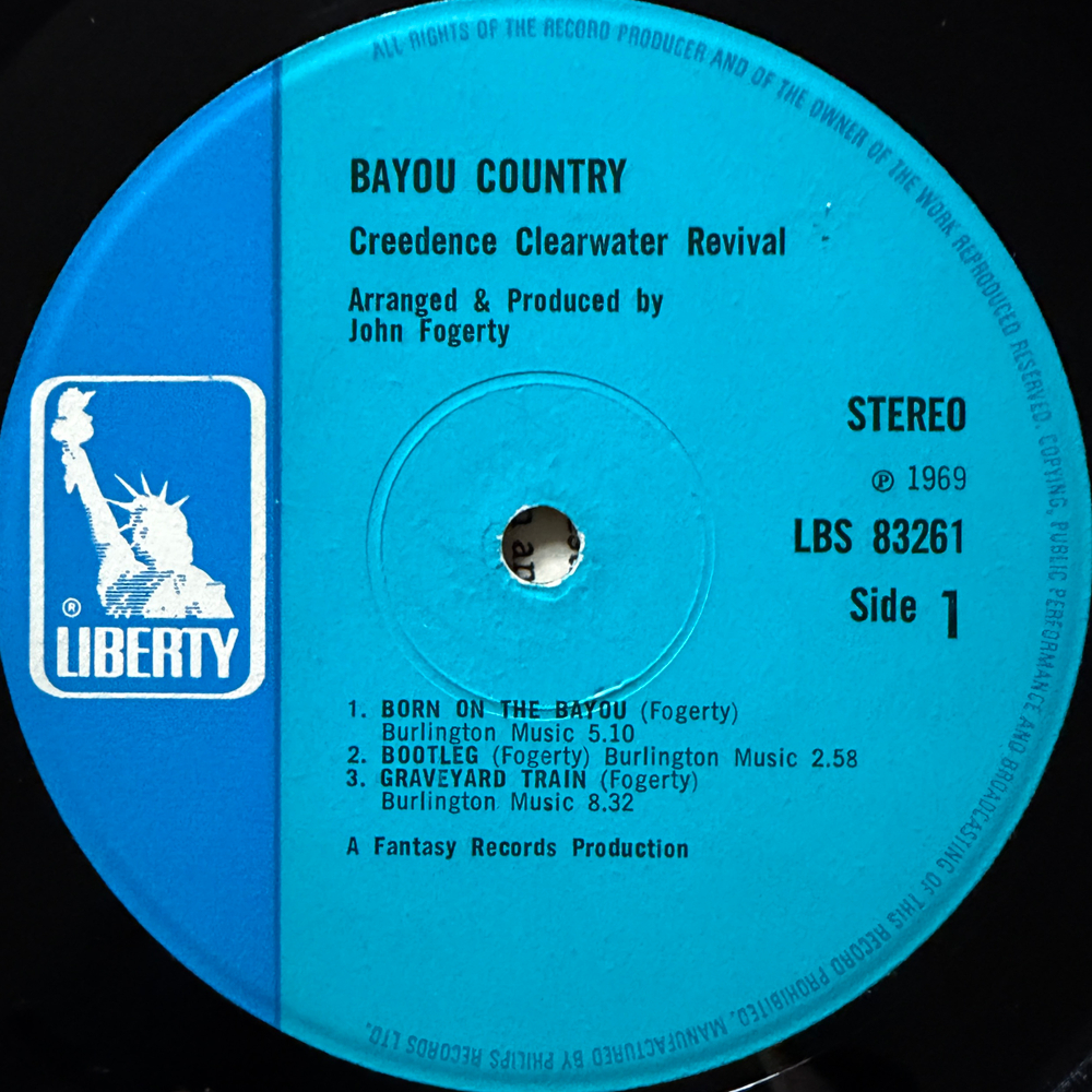 Creedence Clearwater Revival - Bayou Country (Англия 1969г.)