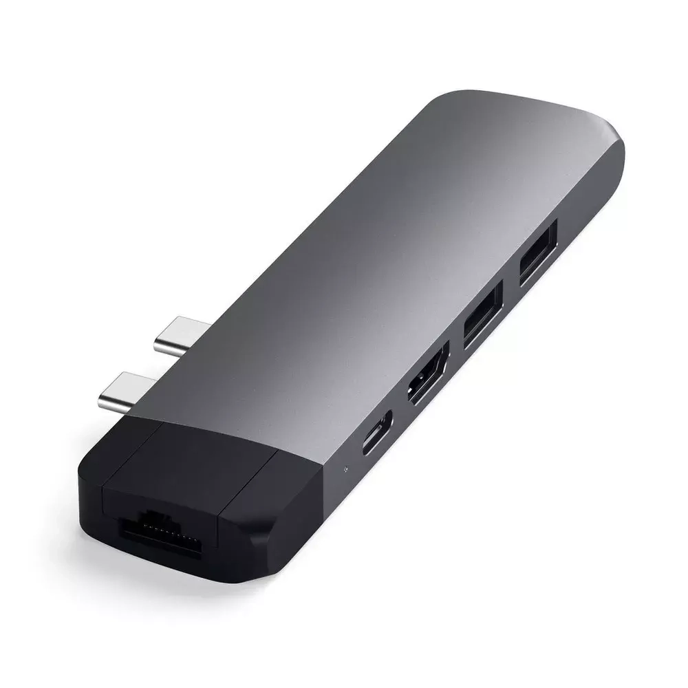 Power Bank 10000 mAh+БЗУ Quatro Wireless Satechi gray
