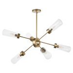 690063 Люстра CROTONE 6х40W E14 ШАМПАНЬ/ПРОЗРАЧНЫЙ