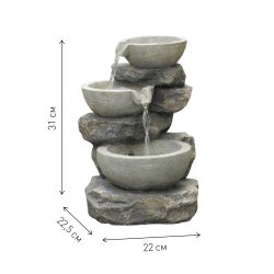 GWXF02930 GREEN APPLE Фонтан садовый Чаша | GREEN APPLE