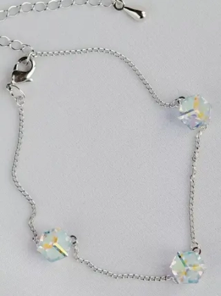 Браслет Миражи с кристаллами-хамелеонами Swarovski