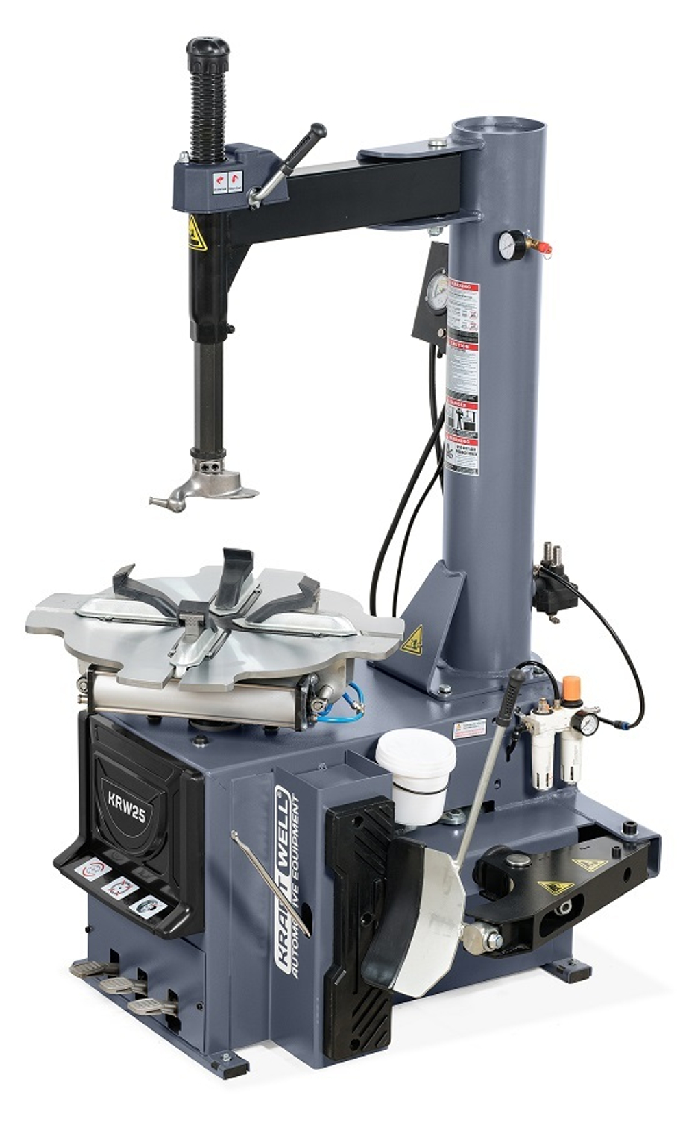 KraftWell KRW25 Шиномонтажный станок полуавтомат 10-26"