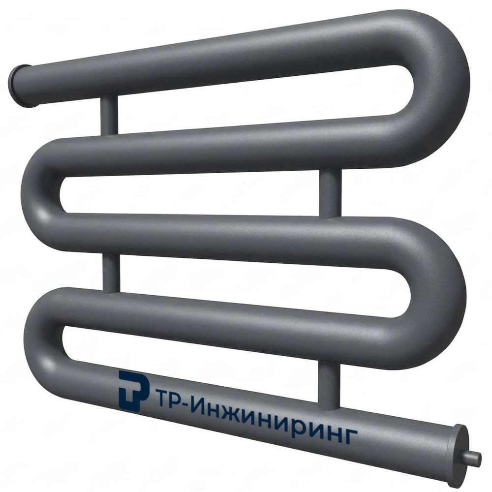 Регистр отопления РЗП-5x159x4,0-5000 пятирядный змеевиковый с плоскими заглушками