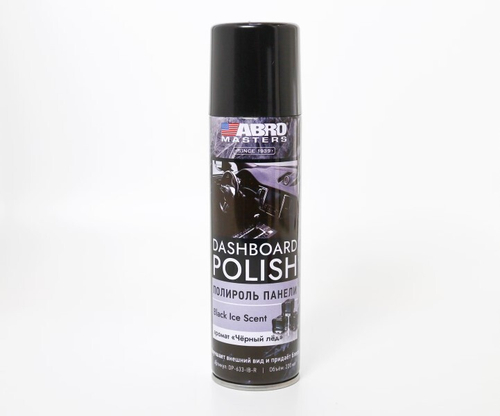 Полироль пластика 220 мл Черный лед (аэрозоль)  MASTERS  (ABRO)