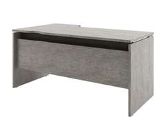 Стол эргономичный правый 1600х880х750 D-36R Бетон Чефалу светлый/Трюфель