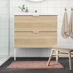 IKEA TOFTBO  (ИКЕА ТОФТБО)  -  Коврик для ванной комнаты, светло-розовый, 50x80 см