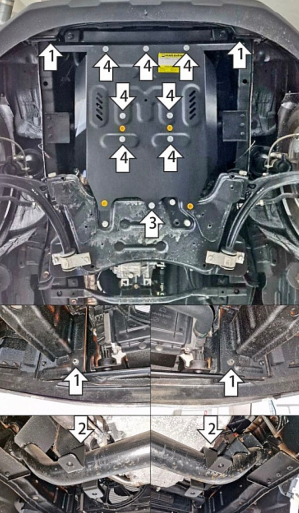 Защита стальная 2 мм двигателя и кпп для Dongfeng K39 2023- Motodor.78611