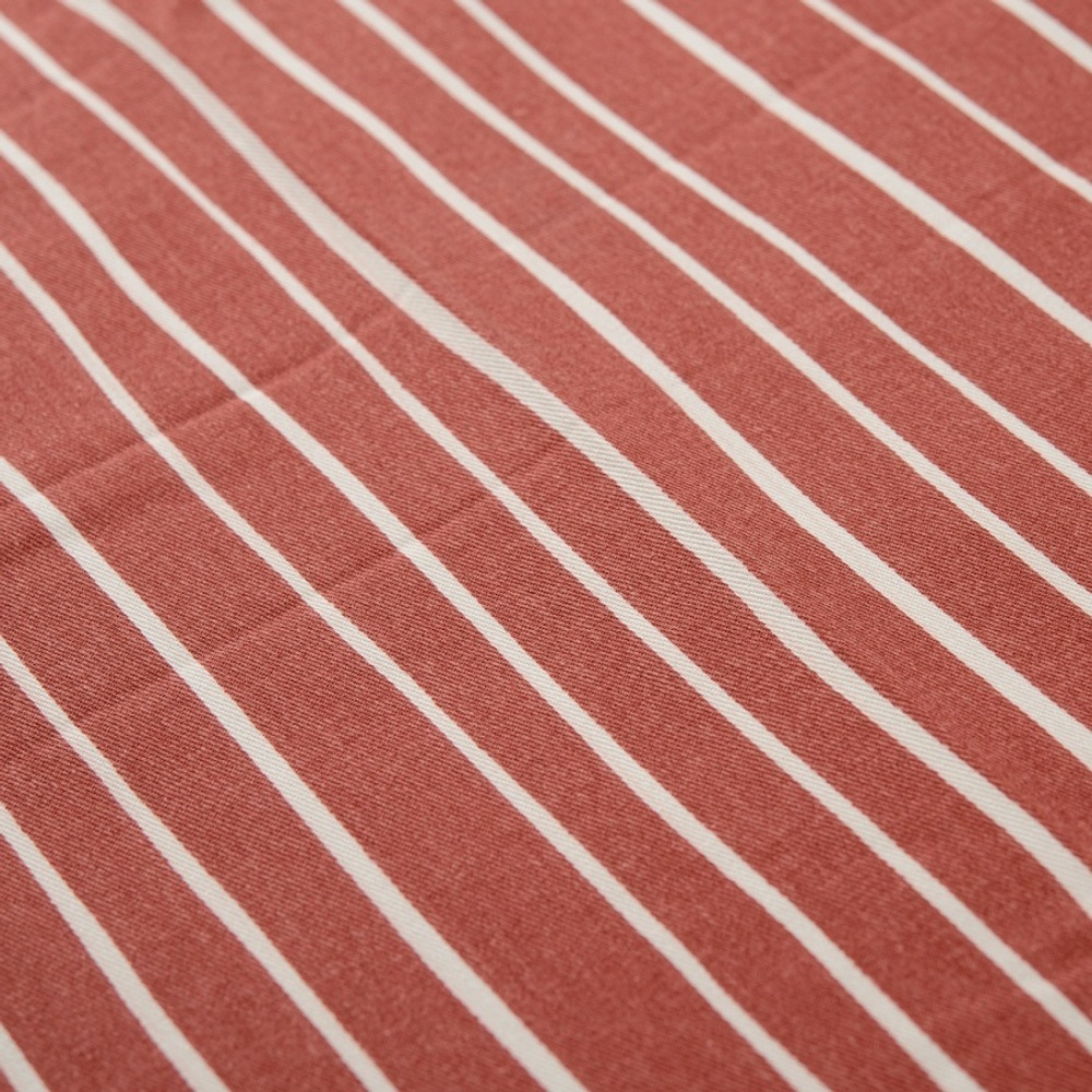 Скатерть 170х250 Tkano Prairie Полоски терракотовая TK20-TC0016