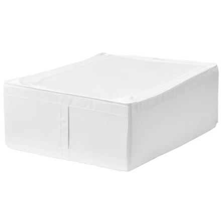 СКУББ SKUBB Ящик для хранения одежды/белья, белый, 44x55x19 см