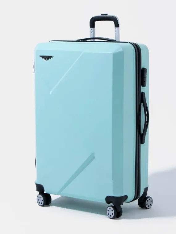 Чемодан большой 28", кодовый замок, цвет бирюзовый