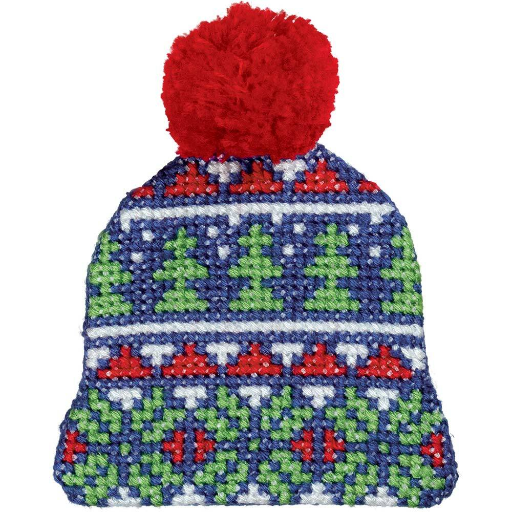 "Klart" набор для вышивания 8-398 "Шапочка с елками"